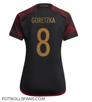 Tyskland Leon Goretzka #8 Replika Bortatröja Damer VM 2022 Kortärmad